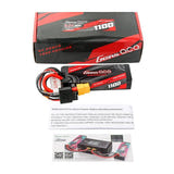 Gens ace G-Tech 1100 mAh 11,1 V 3S 60C - batterie LiPo boîtier rigide XT60 : 1 100 mAh compacte