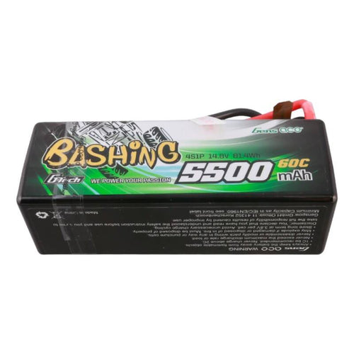 Gens ace G-Tech 5500 mAh 14,8 V 4S - batterie LiPo HardCase 60C XT90 : 5 500 mAh 4S hardcase