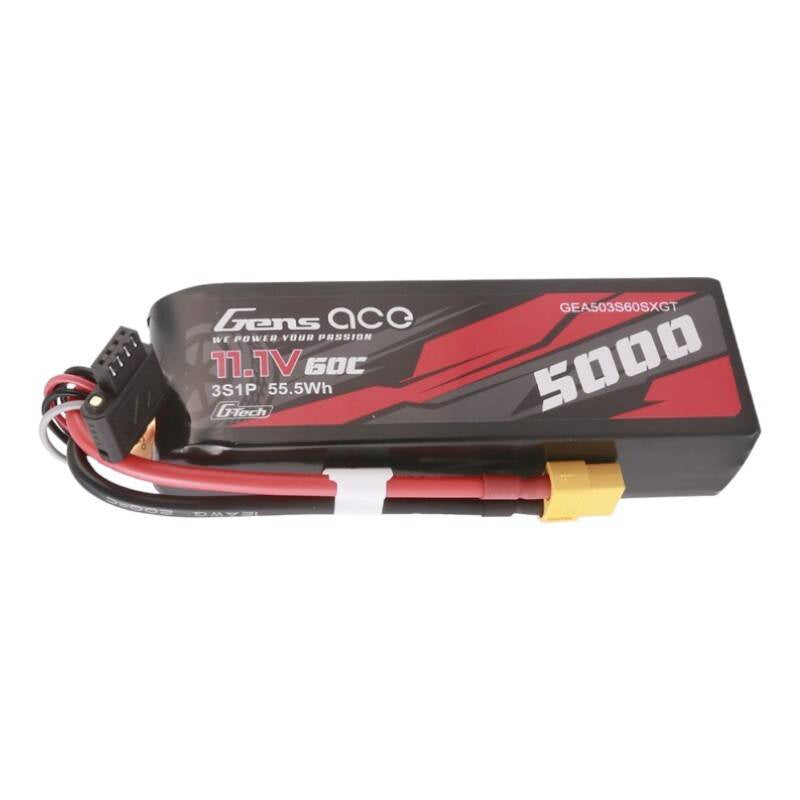 Gens ace G-Tech 5000 mAh 11,1 V - batterie LiPo 3S 60C pour voitures RC - visuel 1