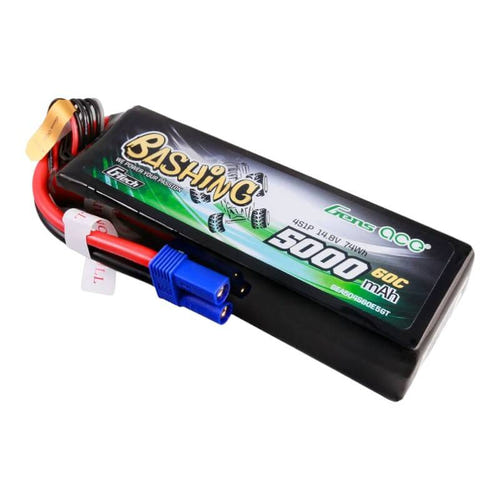 Gens ace G-Tech 5000 mAh 14,8 V - batterie LiPo 4S 60C prise EC5 gamme Bashing : décharge