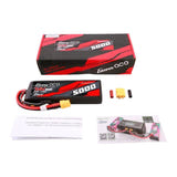 Gens ace G-Tech 5000 mAh 7,4 V - batterie LiPo 2S 60C boîtier PC pour voitures RC : étiquette Gens ace g tech 2S 5 000 mAh