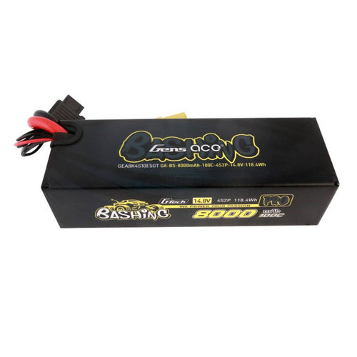 Gens ace 8000 mAh 14,8 V - batterie LiPo 4S2P 100C pour voitures RC