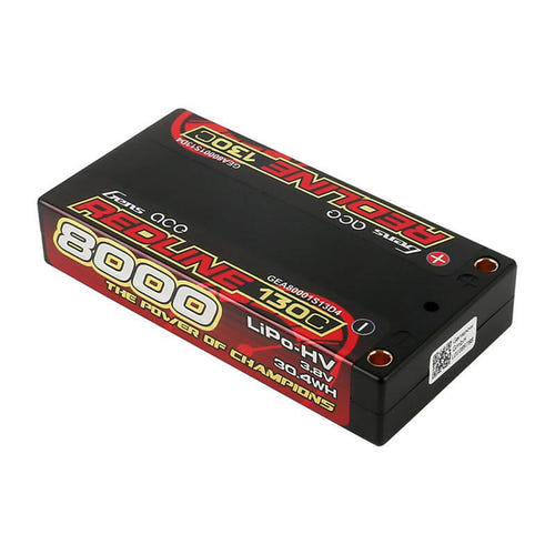 Gens ace Redline 8000 mAh 3,8 V 1S 130C - batterie LiPo haute décharge : compétition bullet