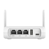 GL.iNet Opal GL-SFT1200 - Routeur Wi-Fi 5 bibande AC1200, 3 ports Gigabit : antennes externes boîtier blanc
