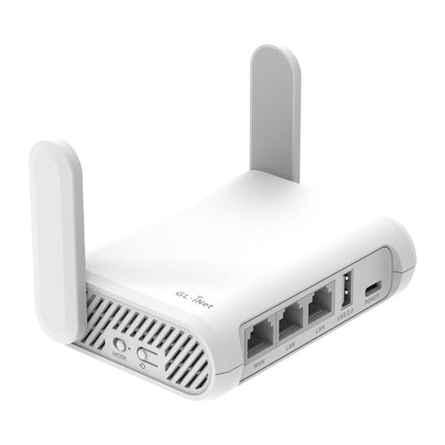 GL.iNet Opal GL-SFT1200 - Routeur Wi-Fi 5 bibande AC1200, 3 ports Gigabit : trois prises gigabit USB-C