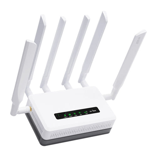GL.iNet Puli AX GL-XE3000 - Routeur 5G NR Wi-Fi 6 double SIM, batterie 6400 mAh : antennes