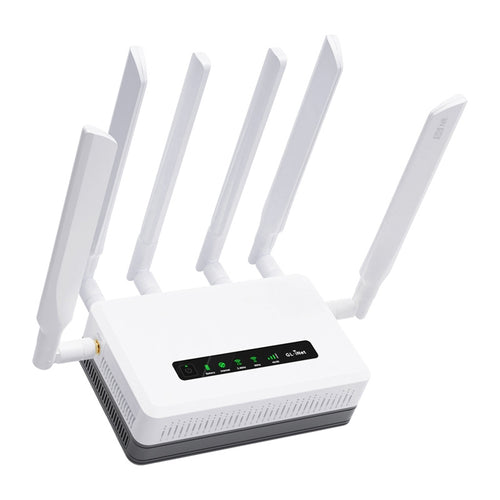 GL.iNet Puli AX GL-XE3000 - Routeur 5G NR Wi-Fi 6 double SIM, batterie 6400 mAh : antennes