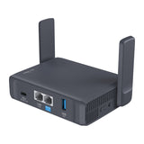 GL.iNet Slate 7 GL-BE3600 - Routeur de voyage Wi-Fi 7 à écran tactile : antennes repliables routeur voyage