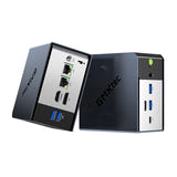 GMKtec EVO-X1 - Mini PC Ryzen AI 9 HX 370, 32 Go LPDDR5X et SSD 1 To Windows 11 Pro : connectique arrière OCuLink