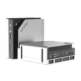 GMKtec EVO-X2 - Mini PC Ryzen AI Max+ 395, 128 Go LPDDR5X, SSD 2 To, Windows 11 Pro : boîtier métal compact GMKtec