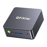 GMKtec G11 - Mini PC Ryzen Embedded R2514, 16 Go DDR4 et SSD 512 Go Windows 11 Pro : façade USB-C