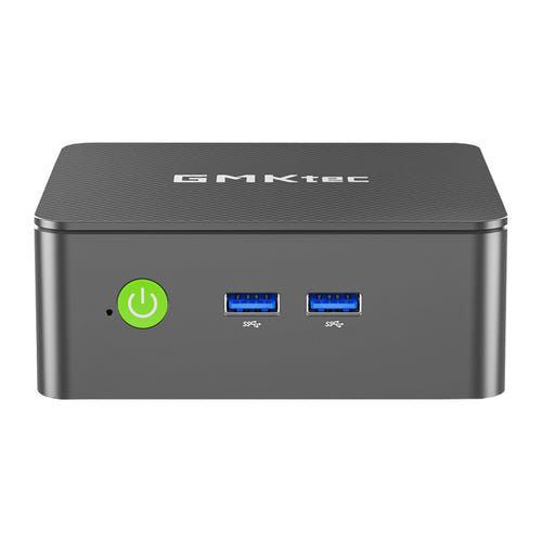 GMKtec G3S - Mini PC Intel N95, 8 Go de RAM et SSD 256 Go sous Windows 11 Pro : façade ports USB