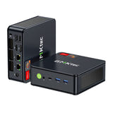 GMKtec M5 Ultra - Mini PC Ryzen 7 7730U, 32 Go de RAM et SSD 1 To Windows 11 Pro : façade USB-C