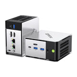 GMKtec M8 - Mini PC Ryzen 5 PRO 6650H, 16 Go et SSD 512 Go : face