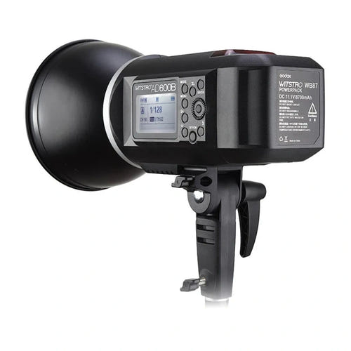 GODOX AD600B TTL - Flash de studio 600 Ws, monture Bowens : vue arrière panneau LCD