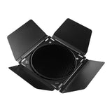 Godox BD-04 - Kit volets et filtres pour réflecteur studio : barn door grille nid abeille