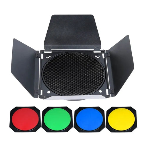 Godox BD-04 - Kit volets et filtres pour réflecteur studio - visuel 1