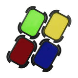 GODOX BD-07 - Kit de mise en forme lumineuse pour flash AD200 : filtres colorés vert bleu rouge jaune Godox bd07
