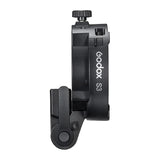 GODOX S3 - support de flash à pince avec monture Bowens : coussinet silicone antidérapant