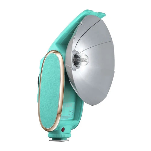 Godox Lux Senior - Flash rétro rechargeable pour appareil photo (vert) : plié