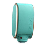 Godox Lux Senior - Flash rétro rechargeable pour appareil photo (vert) : logo doré
