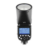 GODOX V1 - Flash TTL rond et rechargeable pour Nikon : tête orientable flash