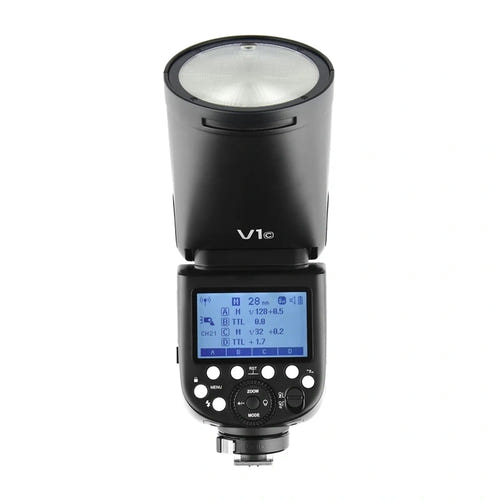 GODOX V1S - Flash cobra TTL pour boîtiers Sony : tête inclinée