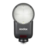 GODOX V1 mid Canon - Flash cobra TTL, tête ronde : batterie rechargeable flash