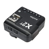 GODOX X2T-F - Déclencheur radio TTL sans fil pour boîtiers Fuji : port alimentation déclencheur