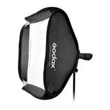 GODOX SFUV5050 - Softbox 50x50 cm à monture Bowens : sur pied