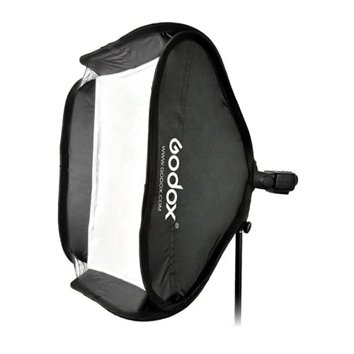 GODOX SFUV8080 - Kit softbox 80 cm pliable pour studio et extérieur : 80x80 support flash