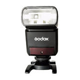 GODOX TT350 - Flash cobra TTL compact pour Nikon : vue face tête inclinée