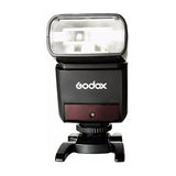 GODOX TT350 - Flash cobra TTL compact pour Nikon : vue face tête inclinée