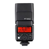 GODOX TT350 - Flash TTL compact pour hybrides Sony : tête inclinée