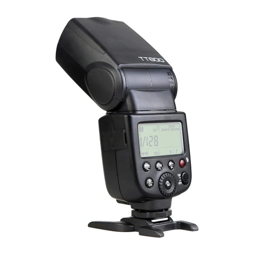 GODOX TT600S - Flash cobra manuel à commande radio intégrée : tête zoom orientable