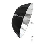 GODOX UB-165S - Parapluie parabolique argenté 165 cm : noir