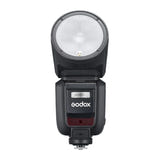 GODOX V100N - Flash cobra TTL/HSS pour Nikon : tête inclinée