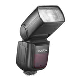 GODOX V850III - Flash cobra rechargeable pour studio et reportage : vue latérale tête inclinée