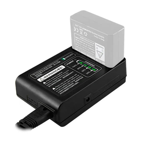 GODOX VC18 - Chargeur pour batteries lithium-ion : connectique