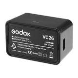 GODOX VC26 - Chargeur de batterie pour flash V1 et AD100Pro : vue dessus