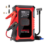 Gooloo A3 - Démarreur de batterie 12 V 3000 A avec compresseur : écran LED et embouts de gonflage