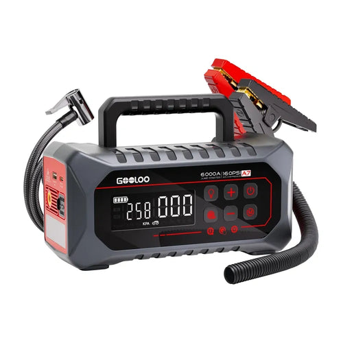 Gooloo A7 - Démarreur de batterie 6000 A avec compresseur 160 PSI - visuel 1