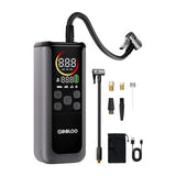 Gooloo GT160 - Compresseur portable double cylindre 160 PSI : écran LED et embouts