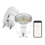 Gosund EP2 - Prise connectée Wi-Fi 10A avec suivi de consommation : bouton