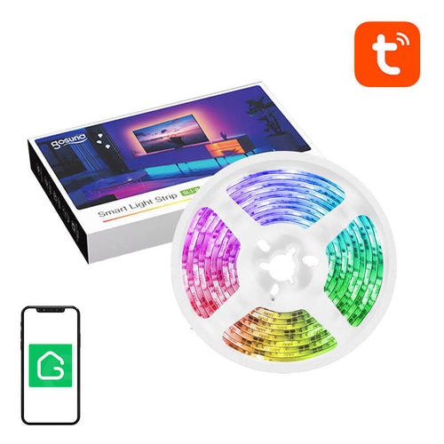 Gosund SL1 - ruban LED RGB connecté 2,8 m avec micro musical : bandeau LED Gosund sl1