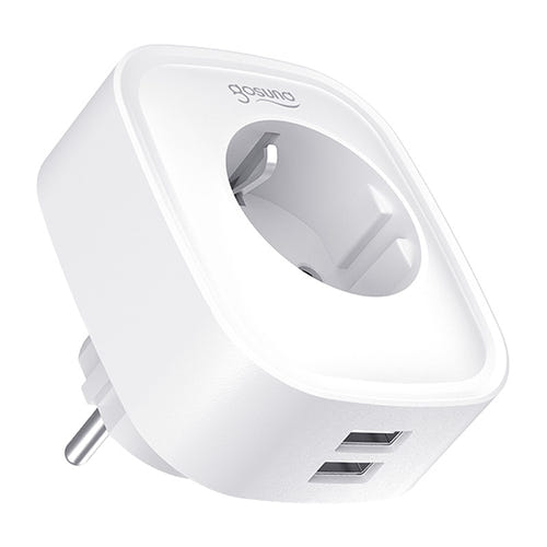 Gosund SP112-M - Prise connectée Wi-Fi avec 2 ports USB et mesure de consommation : vue ports