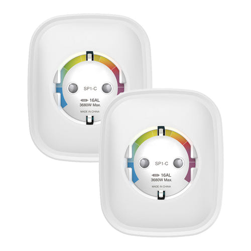 Gosund SP1-HE - Lot de 2 prises connectées Wi-Fi 16 A pour Apple HomeKit : sp1he lot 2 prises