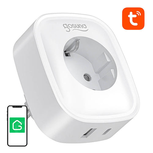 Gosund SP6 - Prise connectée Wi-Fi et Bluetooth avec USB-C 20W : WiFi Bluetooth