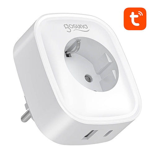 Gosund SP6 - Prise connectée Wi-Fi et Bluetooth avec USB-C 20W : vue ports
