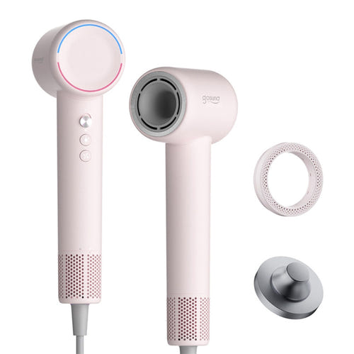 Gosund SuperWind HD21 - Sèche-cheveux ionique avec anneau soin (rose) (vue 1)